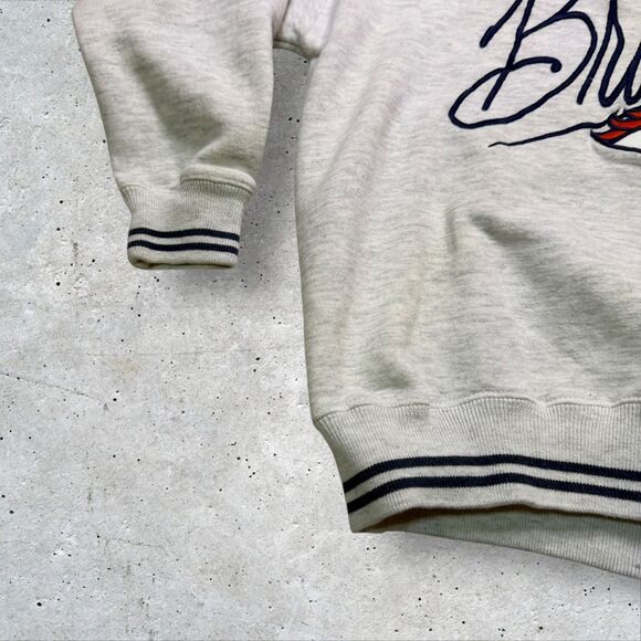 Vtg Denver Broncos Cadre Athletic Youth XL Crewneck Sweatshirt Gray 90s - Picture 6 of 10